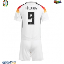 Otroški Nogometni dresi Nemčija Niclas Fullkrug #9 Domači EP 2024 Kratek Rokav (+ Kratke hlače)